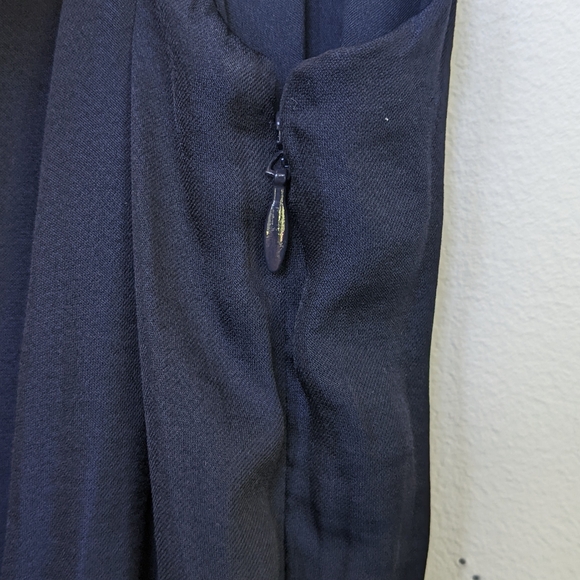 Banana Republic Goddess Dress Navy Blue - Picture 6 of 11